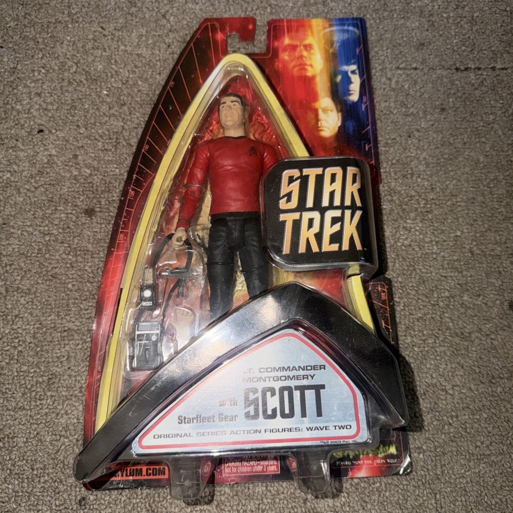 Diamond Select‎ Art Asylum Star Trek Scott Starfleet Gear 7" Action Figure NIB